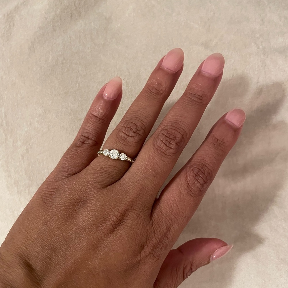 Swarovski Gold and Silver Crystal Ring